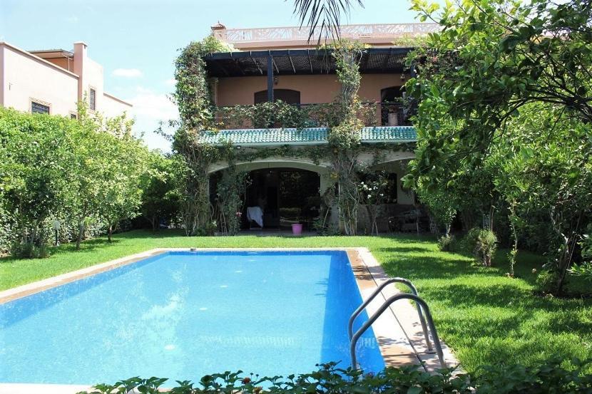 Magnifique Villa Avec Piscine Chauffee Que Pour Famille มาร์ราเกช ภายนอก รูปภาพ